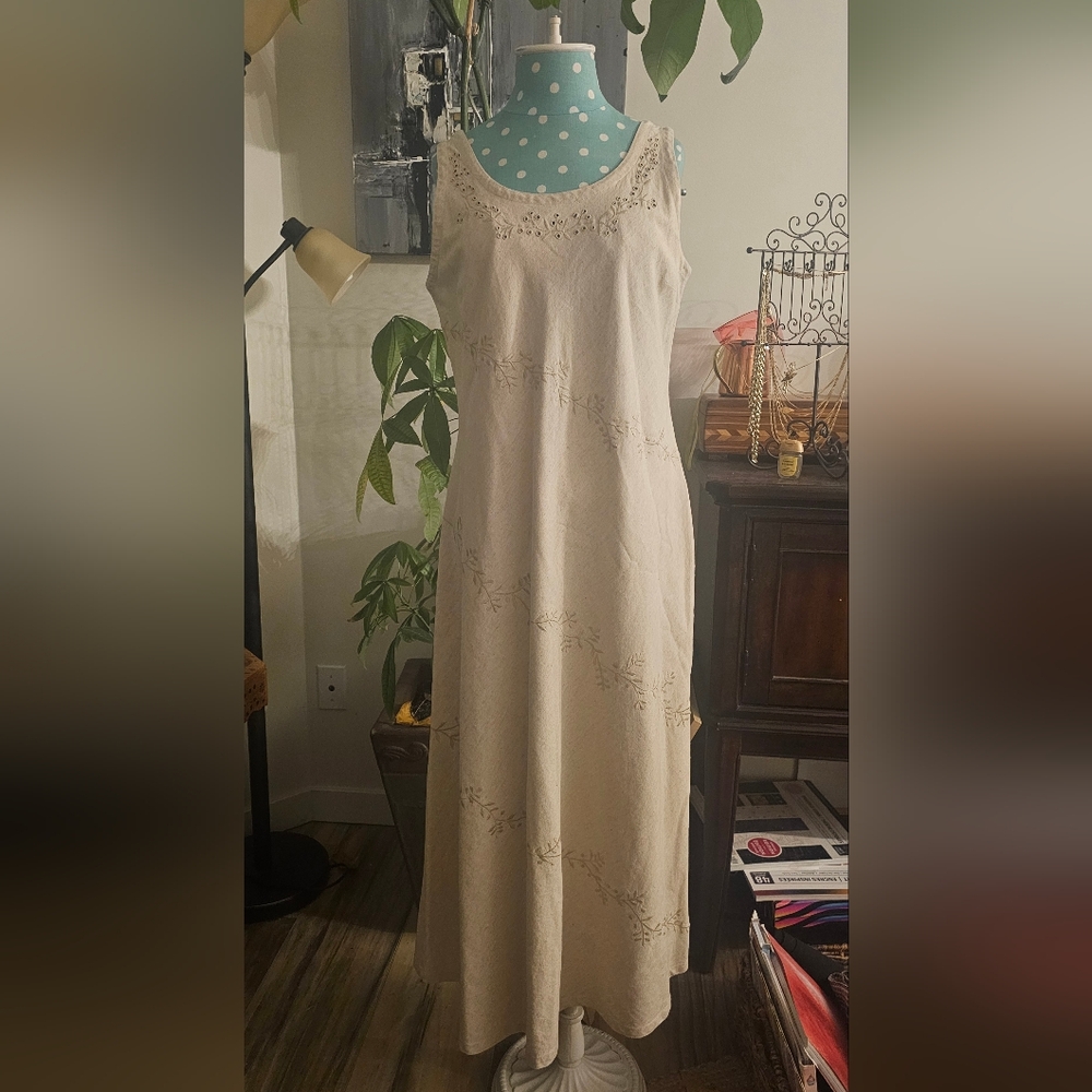 Uluwatu Cream Maxi Dress
